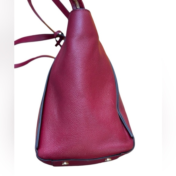 Michael Kors Burgundy Large Leather Tote - Picture 13 of 16